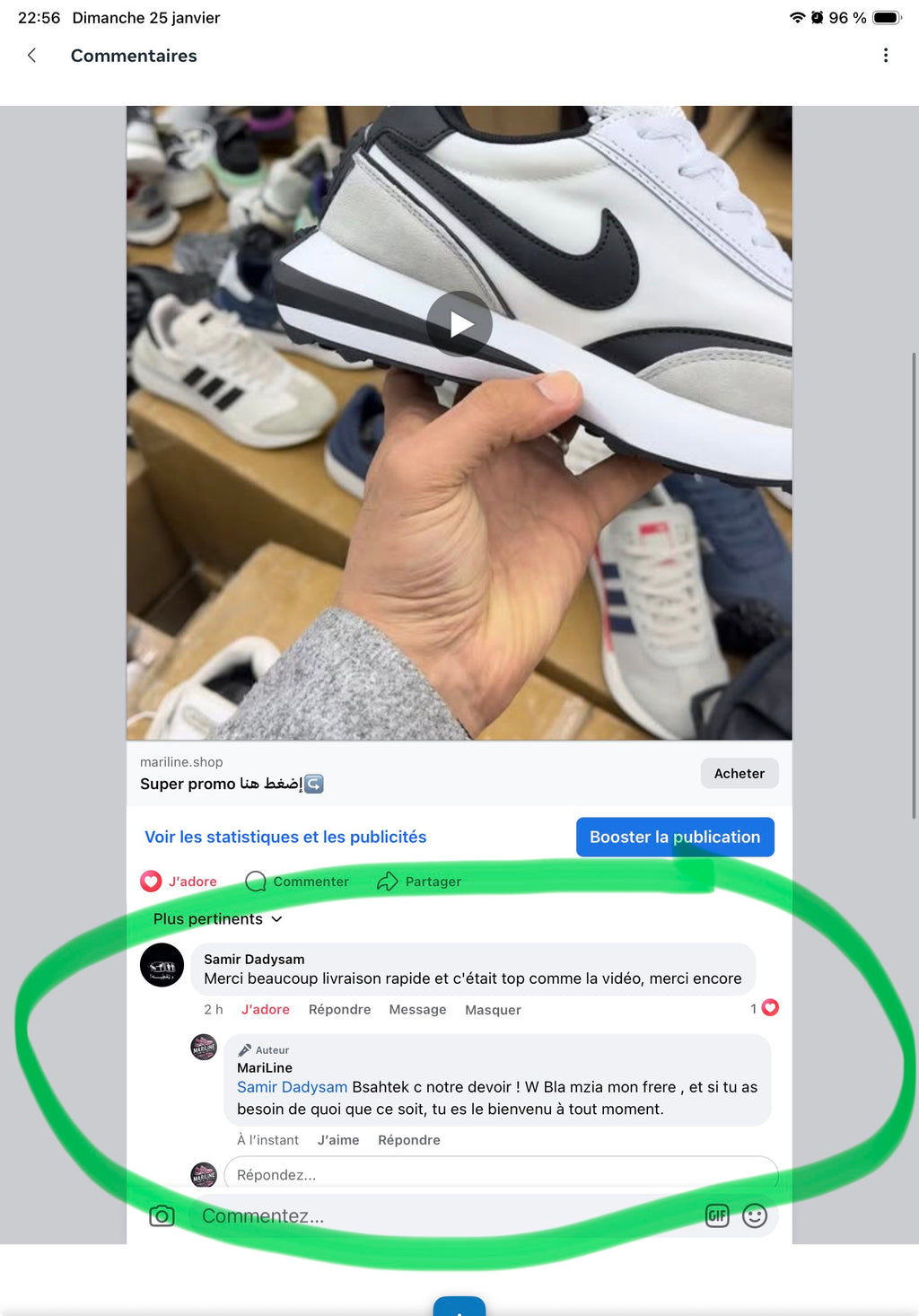 Black Nike Waffle ORIGINAL 100%