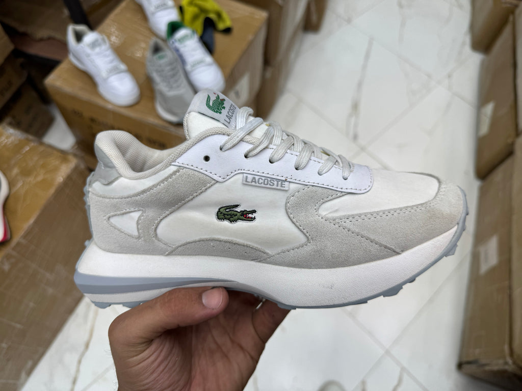 LACOSTE ORIGINAL GRIS Biege X Tennis