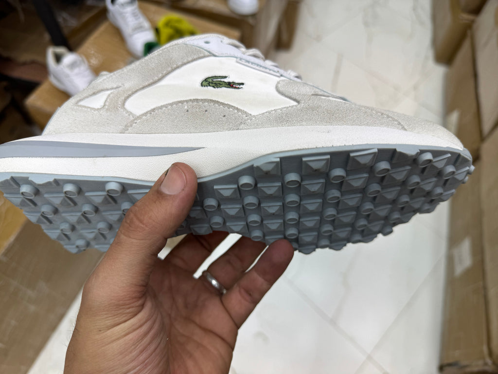 LACOSTE ORIGINAL GRIS Biege X Tennis
