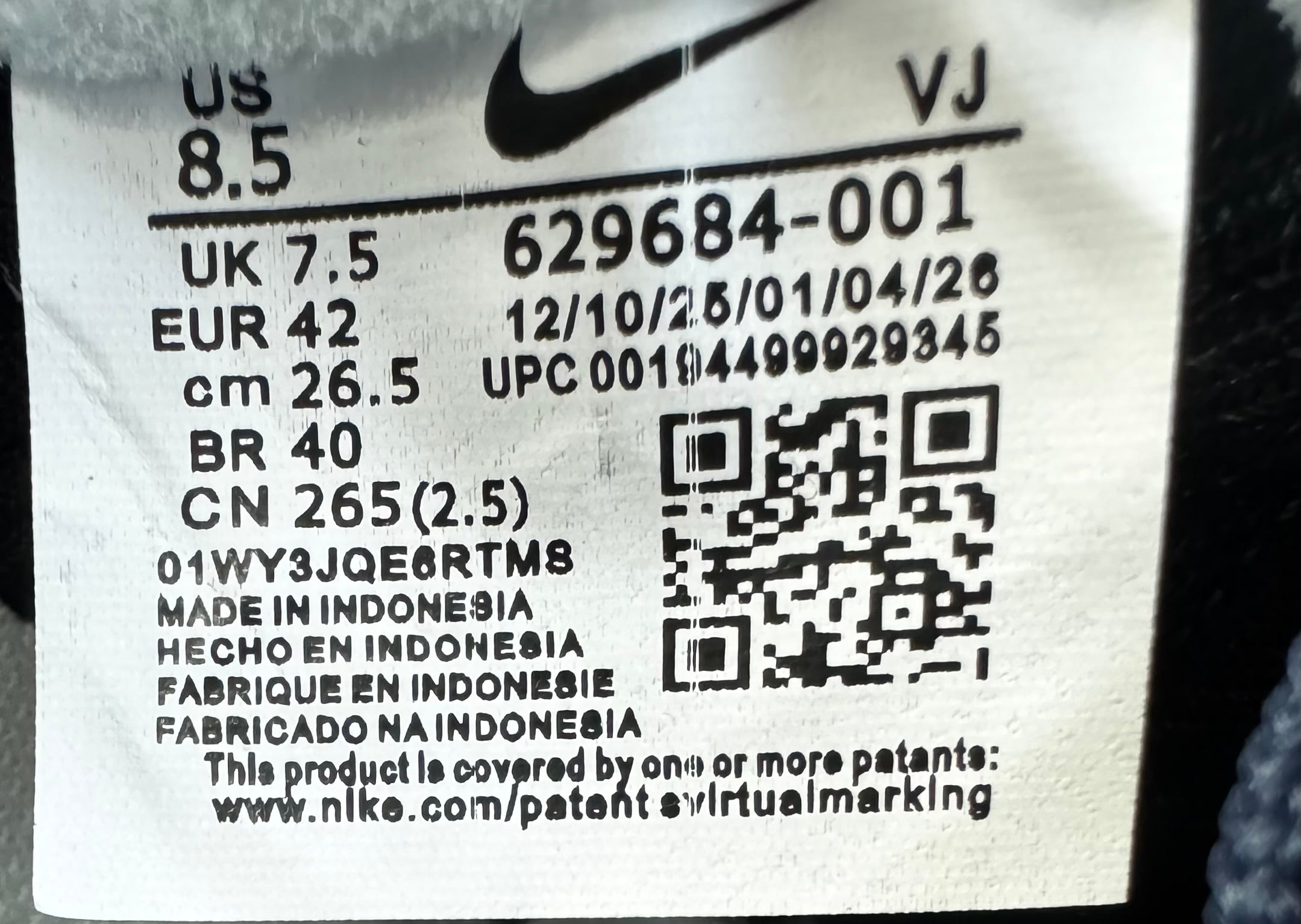 Nike Zoom bleu marine ORIGINAL 100%