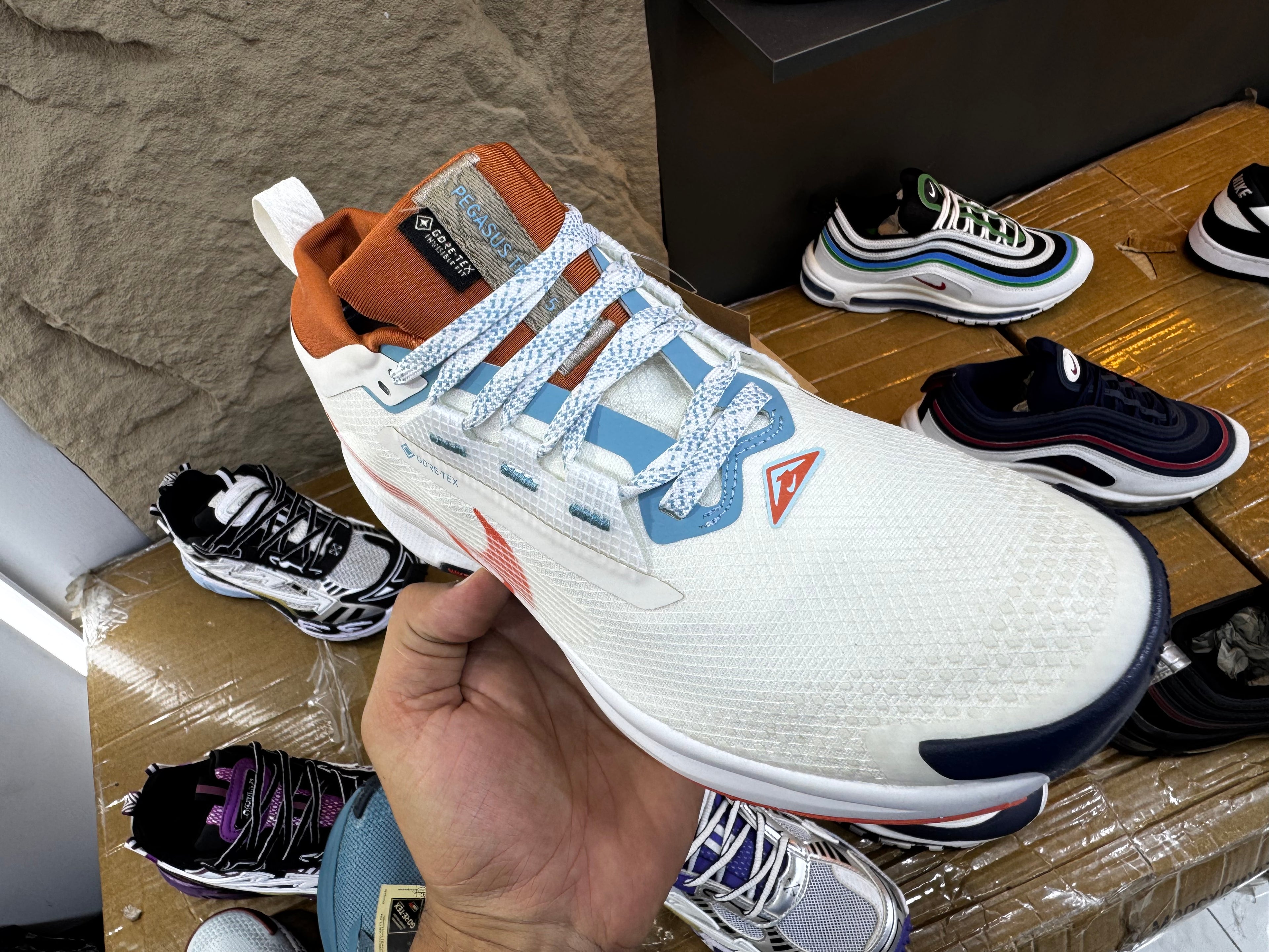 White Nike Pegasus Trail 5 GORE-TEX