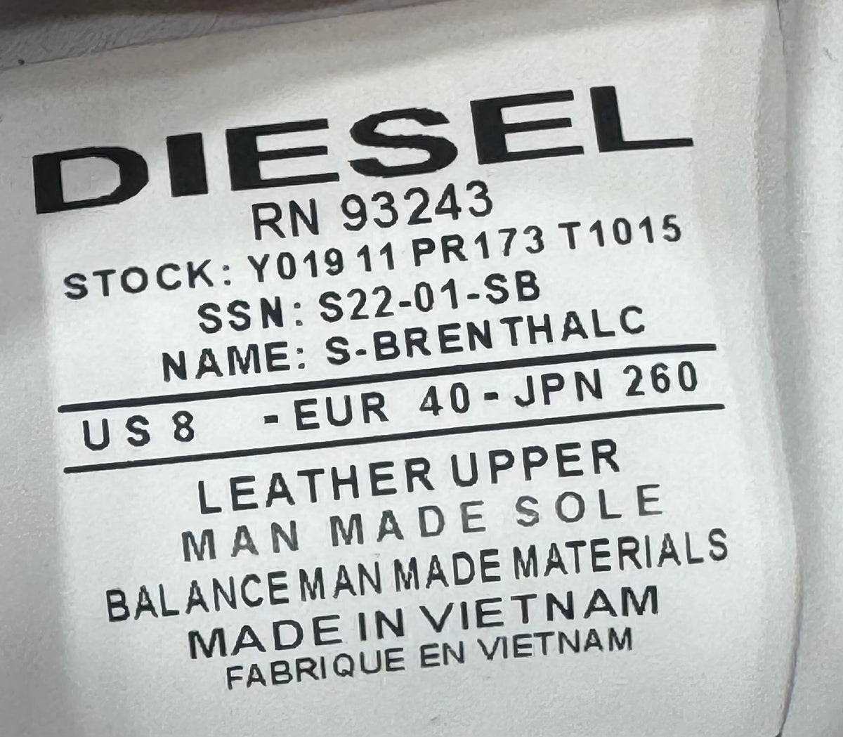 Diesel S-Pagodha Grise