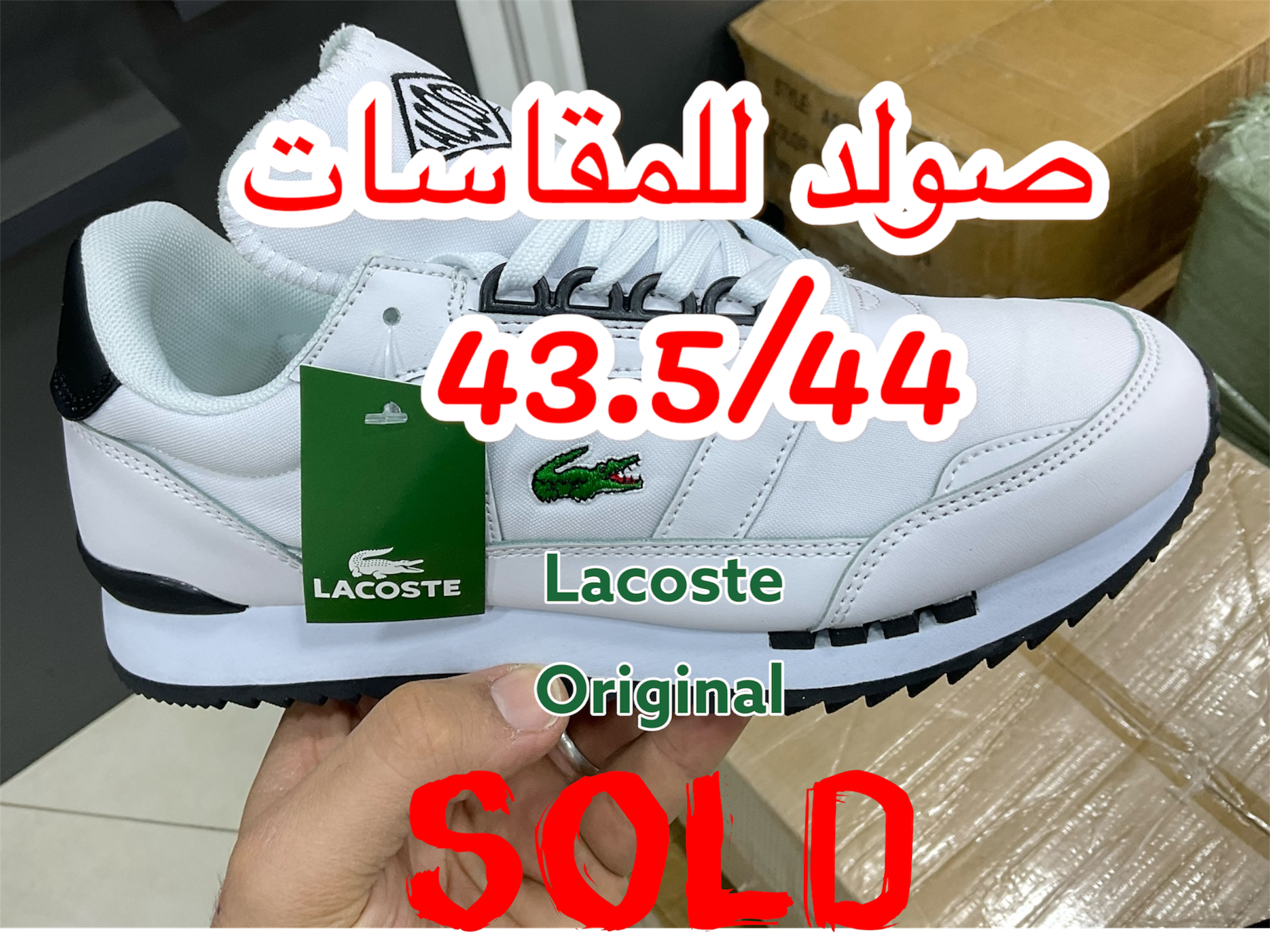 LACOSTE PARTNER Original BLACK