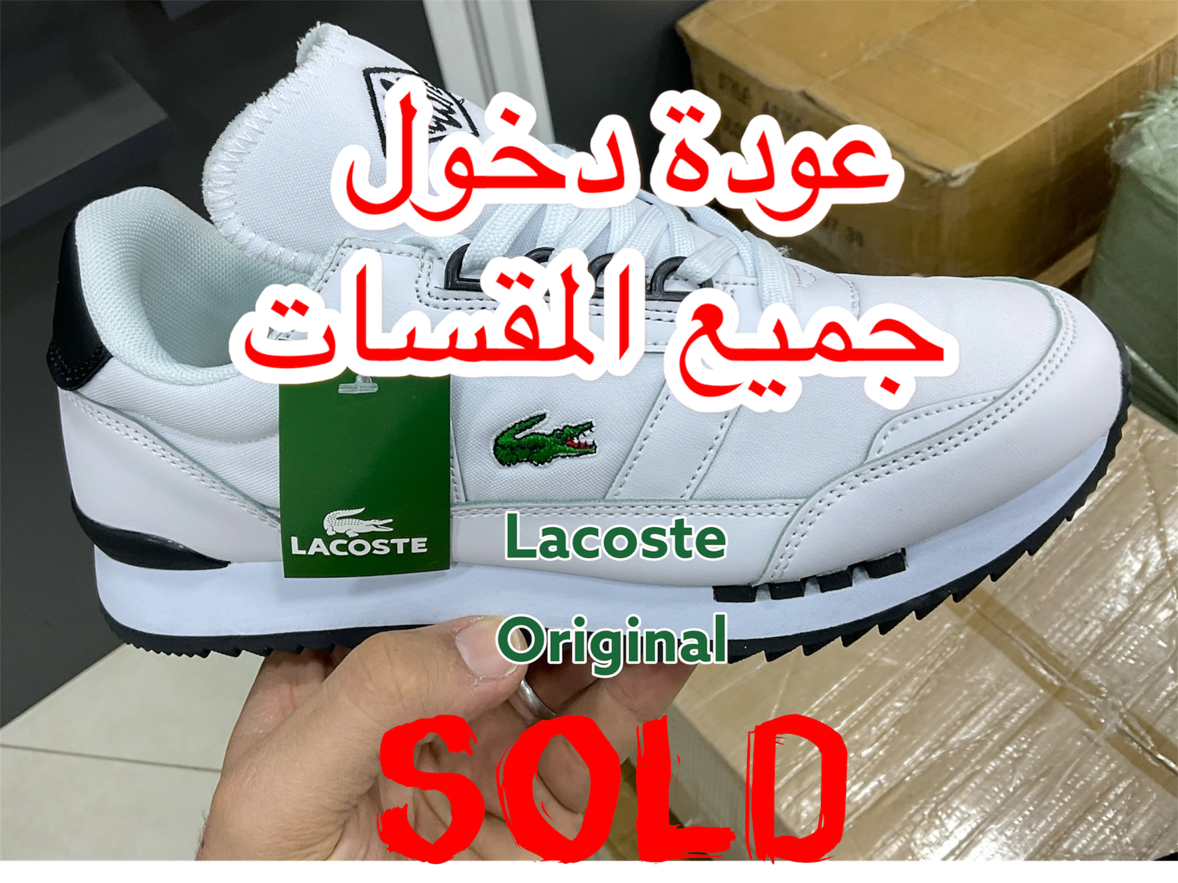 LACOSTE PARTNER Original BLACK
